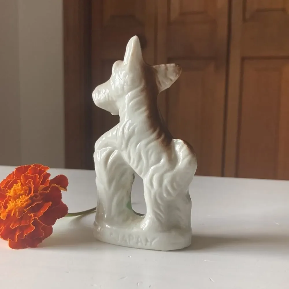 Vintage Made in Japan Porcelain Scottie Dog Figurine
